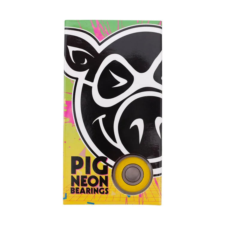 Pig Wheels 'Neon' Bearings - Multi