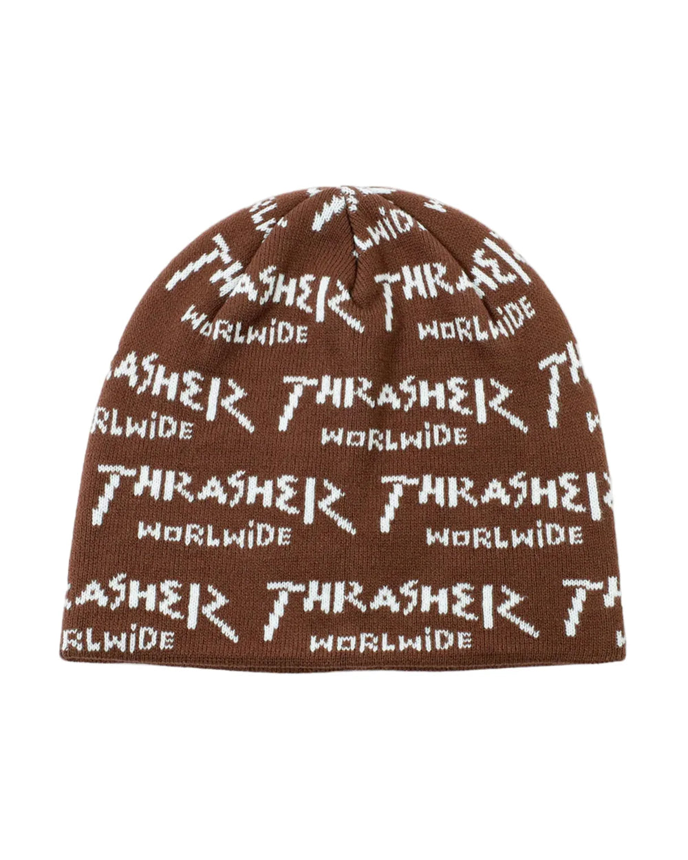 Tuque Thrasher 'Worlwide' Skully - Brun