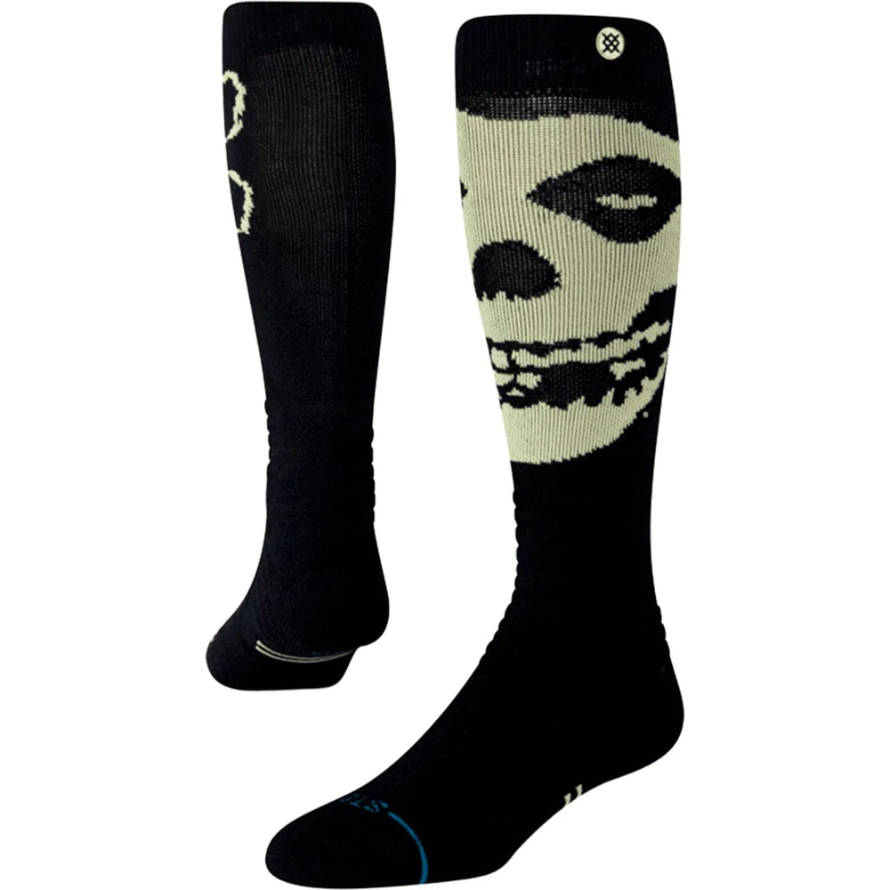 Stance x Misfits Crew Wool Socks - Black
