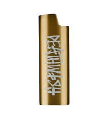 Porte-briquet Deathwish 'Stay Lit' - Or