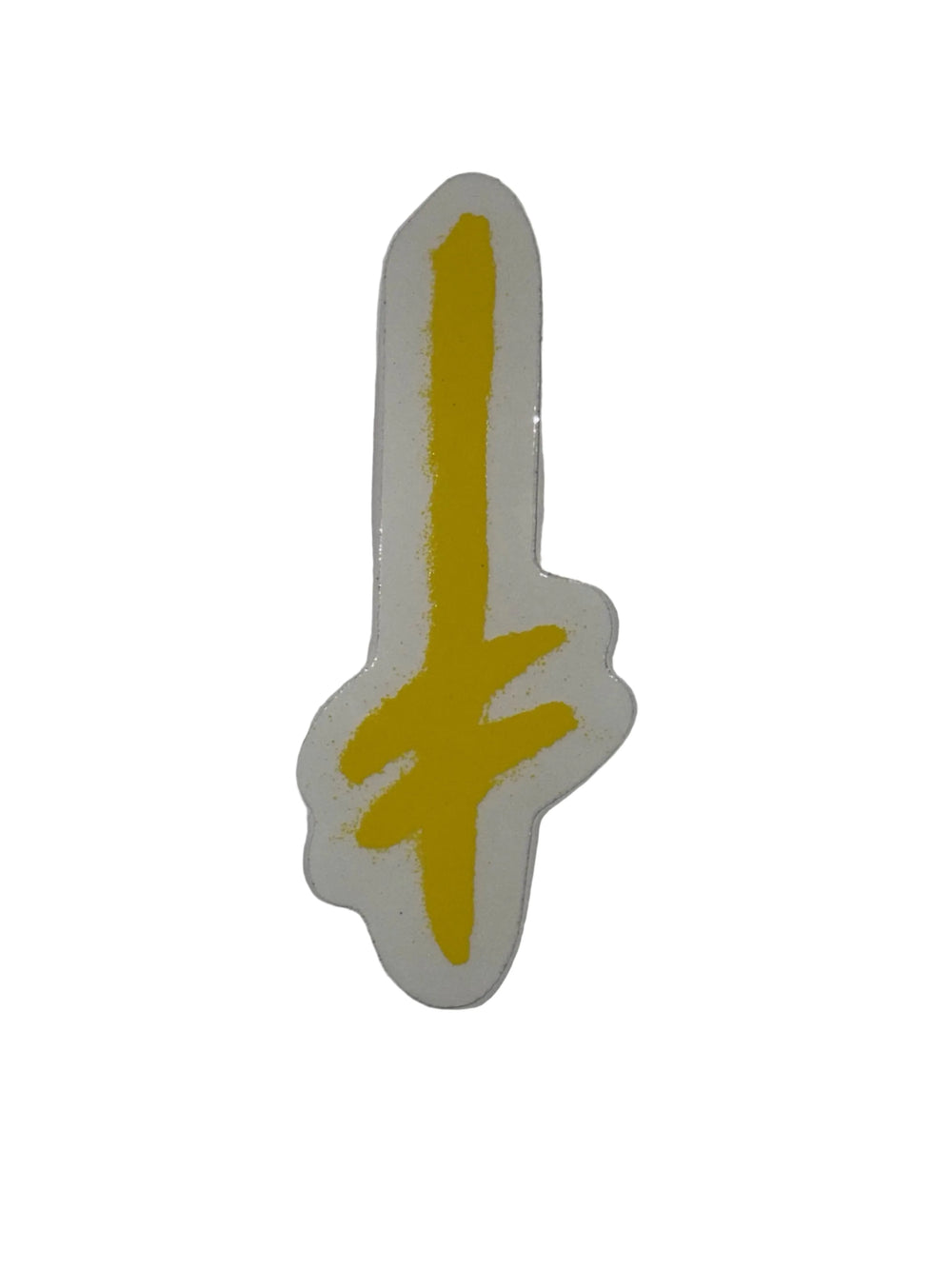 Autocollant Deathwish 'Gang Logo' - Jaune