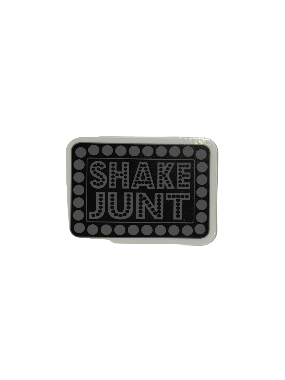 Shake Junt 'OG Logo' Sticker - Black/Grey