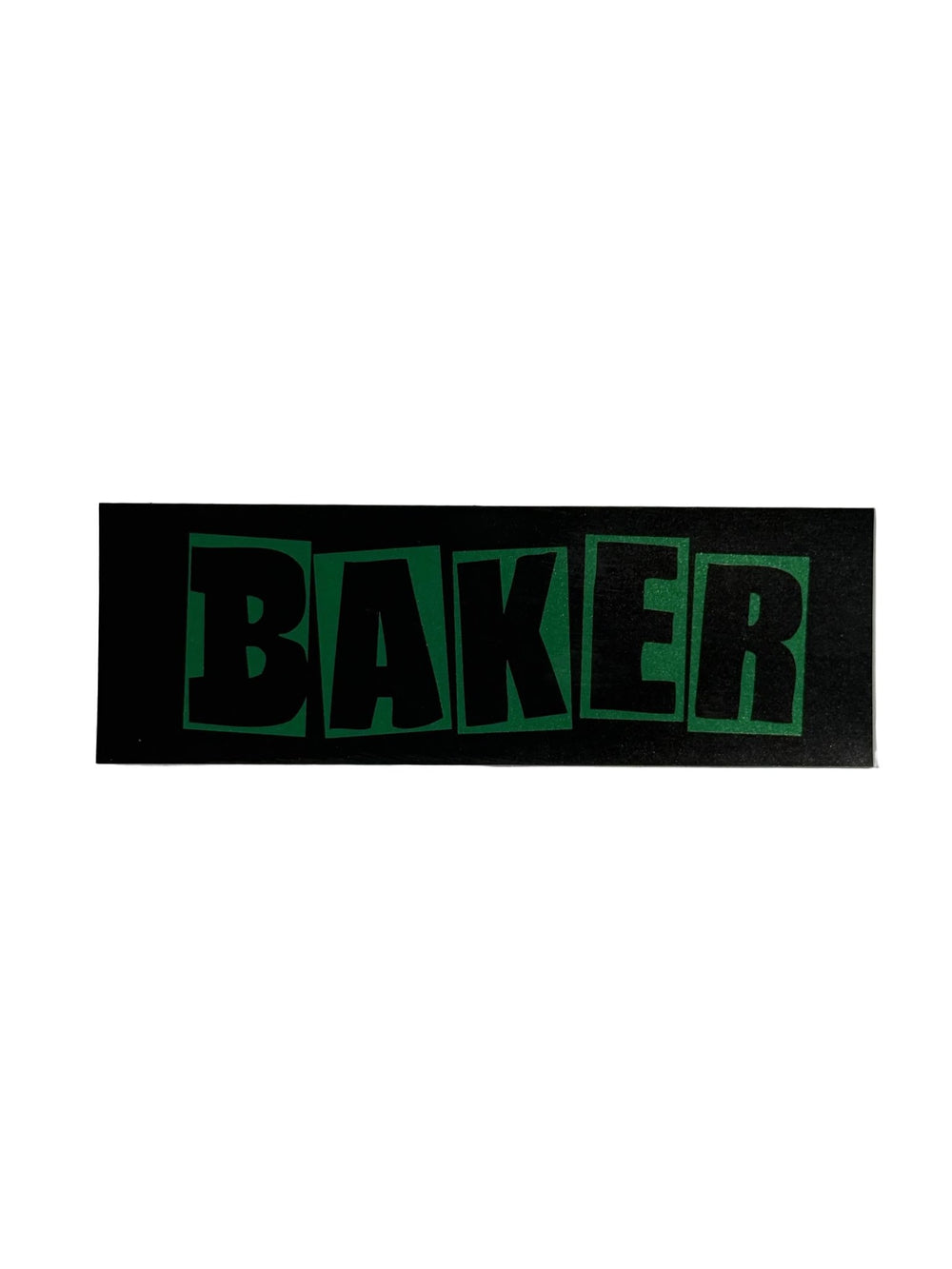Baker 'Box Logo' Sticker - Green/Black