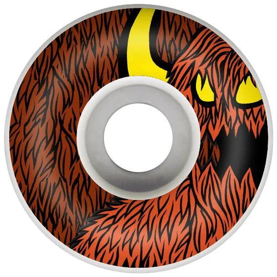 Roues Toy Machine 'Furry Monster' 100A 52MM - Blanc