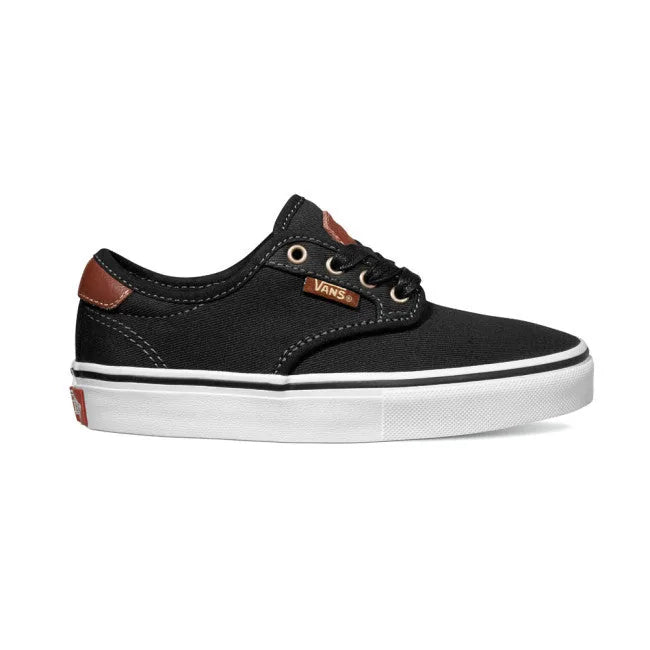 Vans 'Chima Ferguson Pro' Shoes - (Brushed Twill) Black (KIDS)