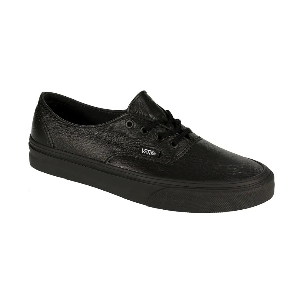 Vans 'Authentic Decon' Shoes - (Premium Leather) Black/Black