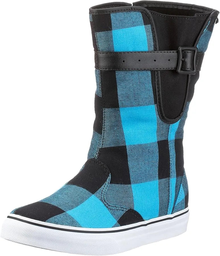 Vans 'Rainy Day' Winter Boots - (Buff Plaid) Black/Blue (Women’s)