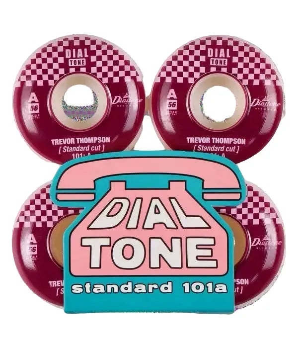 Dial Tone x Trevor Thompson 'Capitol' 101A Conical Wheels 52MM - Pink