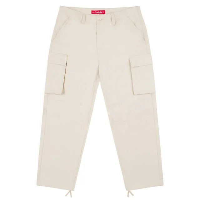 Loviah 'Paratrooper V2' Cotton Cargo Pants - Light Bone