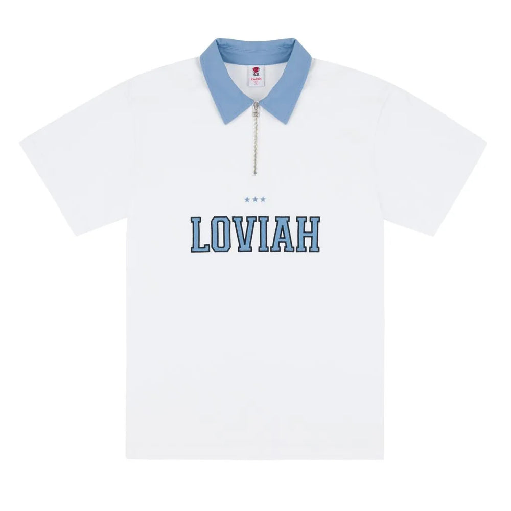 Loviah 'Jeans' Polo Shirt - White