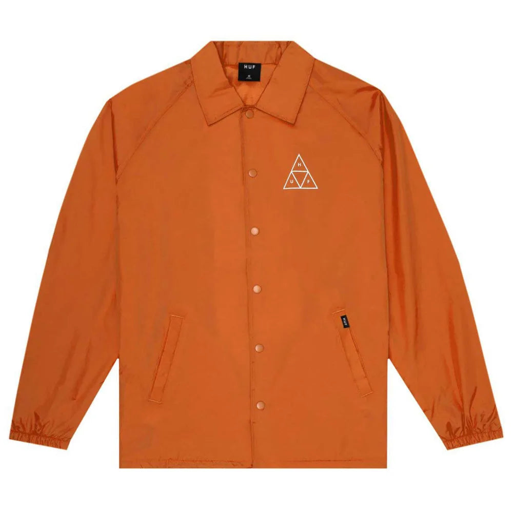 HUF 'Essentials Triple Triangle' Windbreaker - Rust