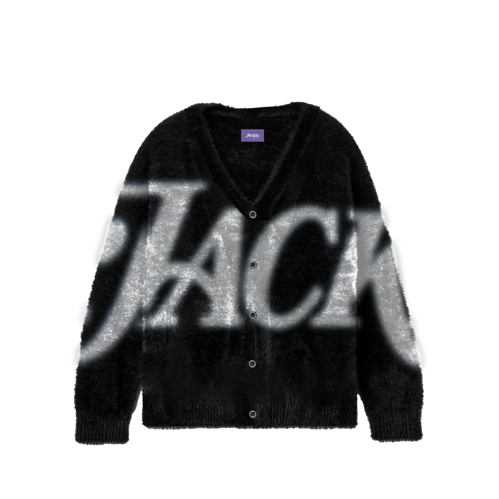 Jacker 'Mohair ADS' Cardigan - Black