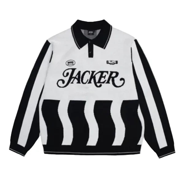 Jacker 'Deal' Knit Polo - White