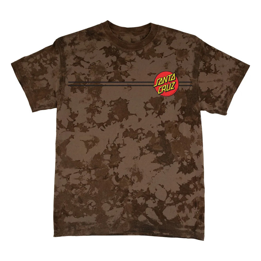 T-shirt 'Classic Dot' Santa Cruz - Brun Glacé