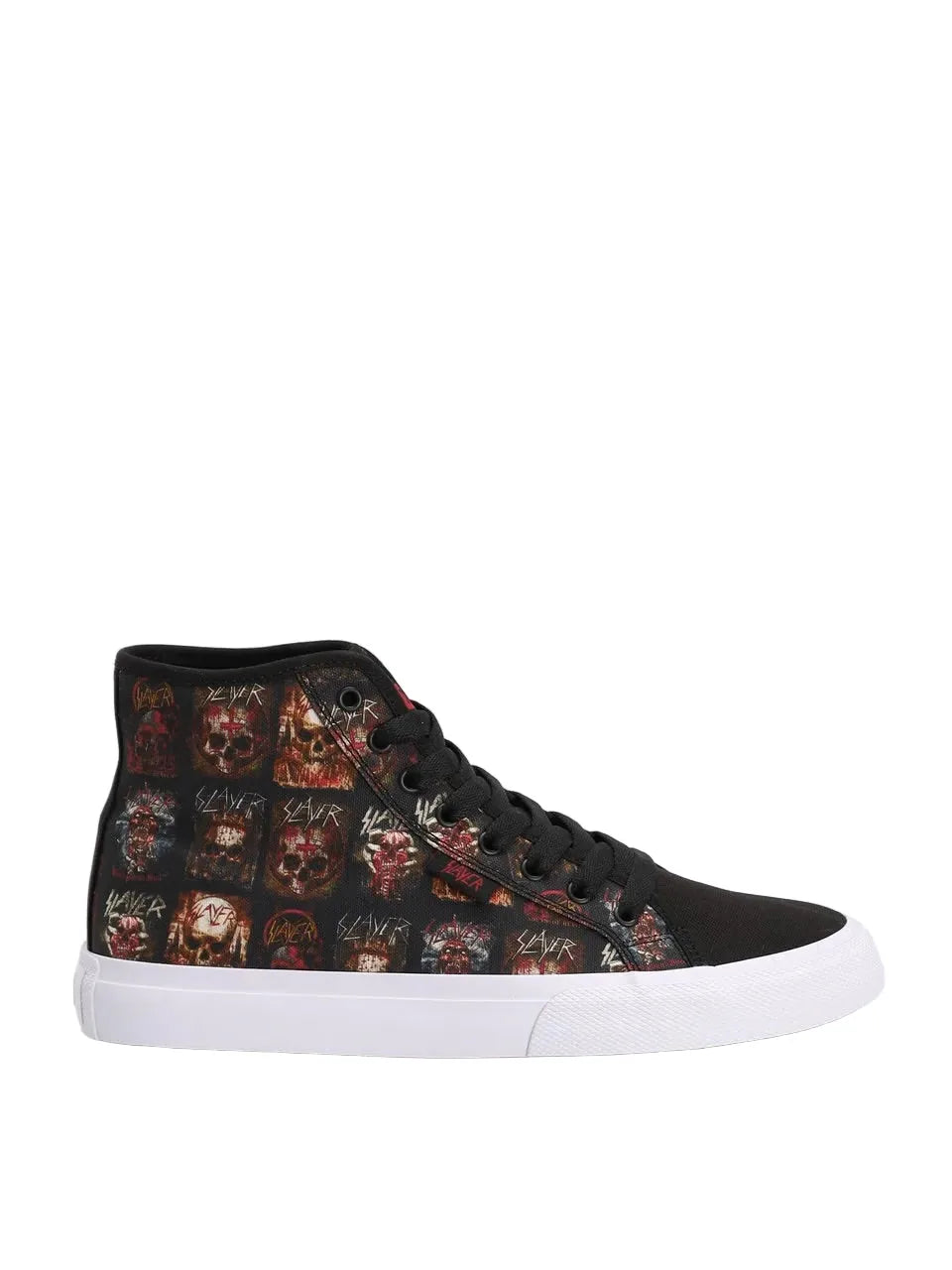 Chaussures DC Shoes x Slayer 'Manual High' - Imprimé Noir/Blanc