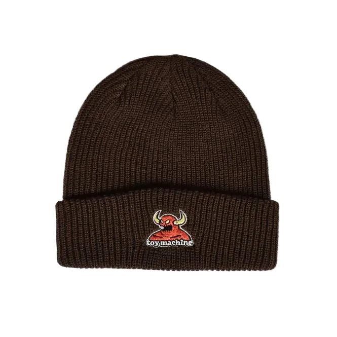 Toy Machine 'Monster' Beanie - Brown