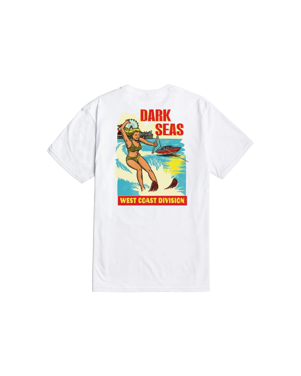 Dark Seas 'West Coast' Tee - White