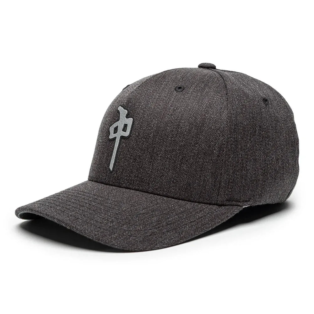 Casquette Flexfit 'Reflective 3M Chung' Dragon Rouge - Charbon/Gris Chiné