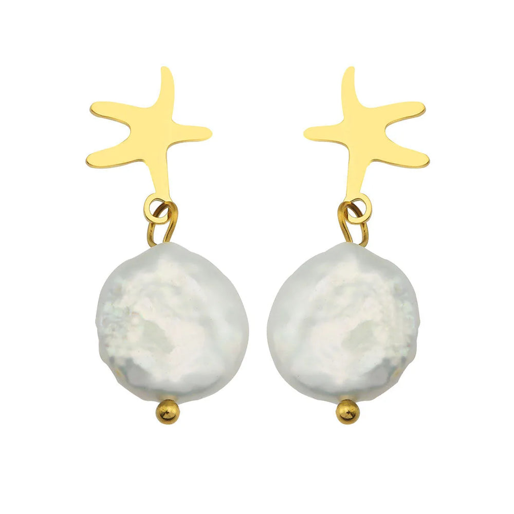 Boucles d'oreilles JAUZA en perles d'eau douce naturelles