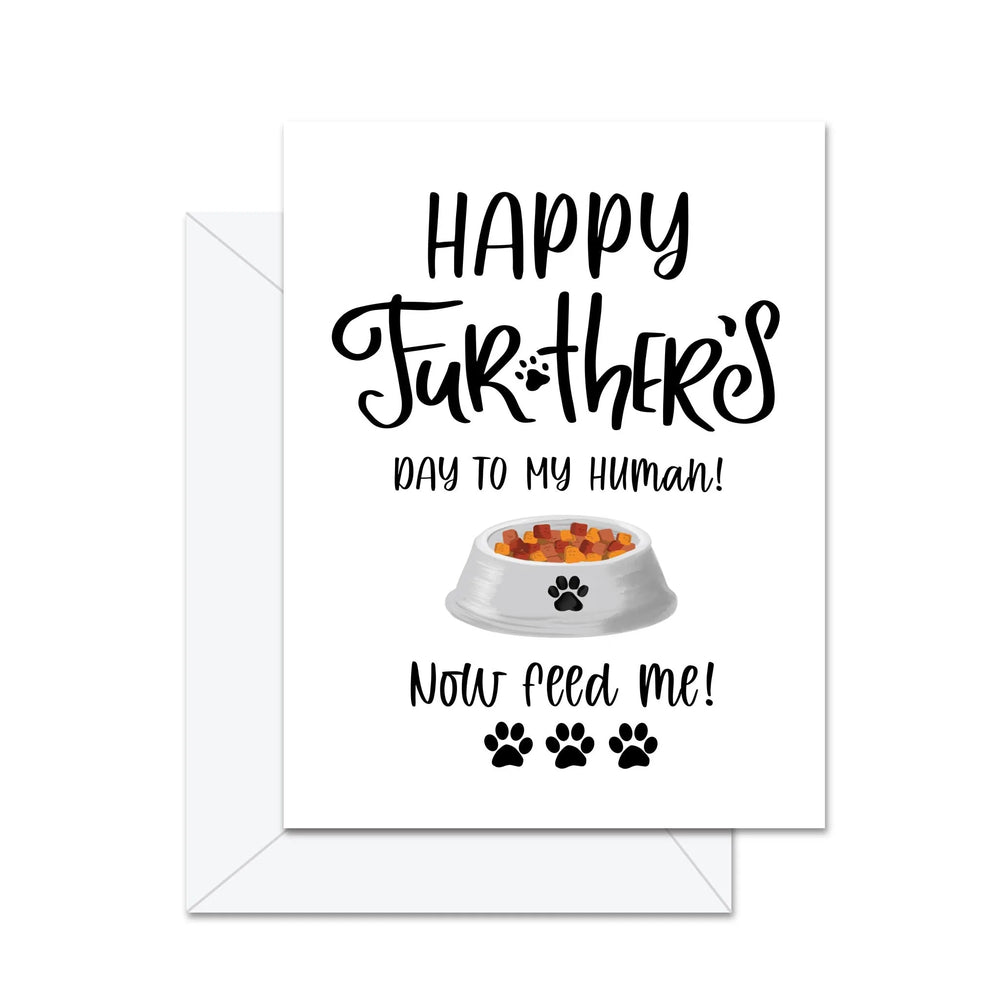 Joyeuse Fête des Pères à mon humain ! - Carte de vœux