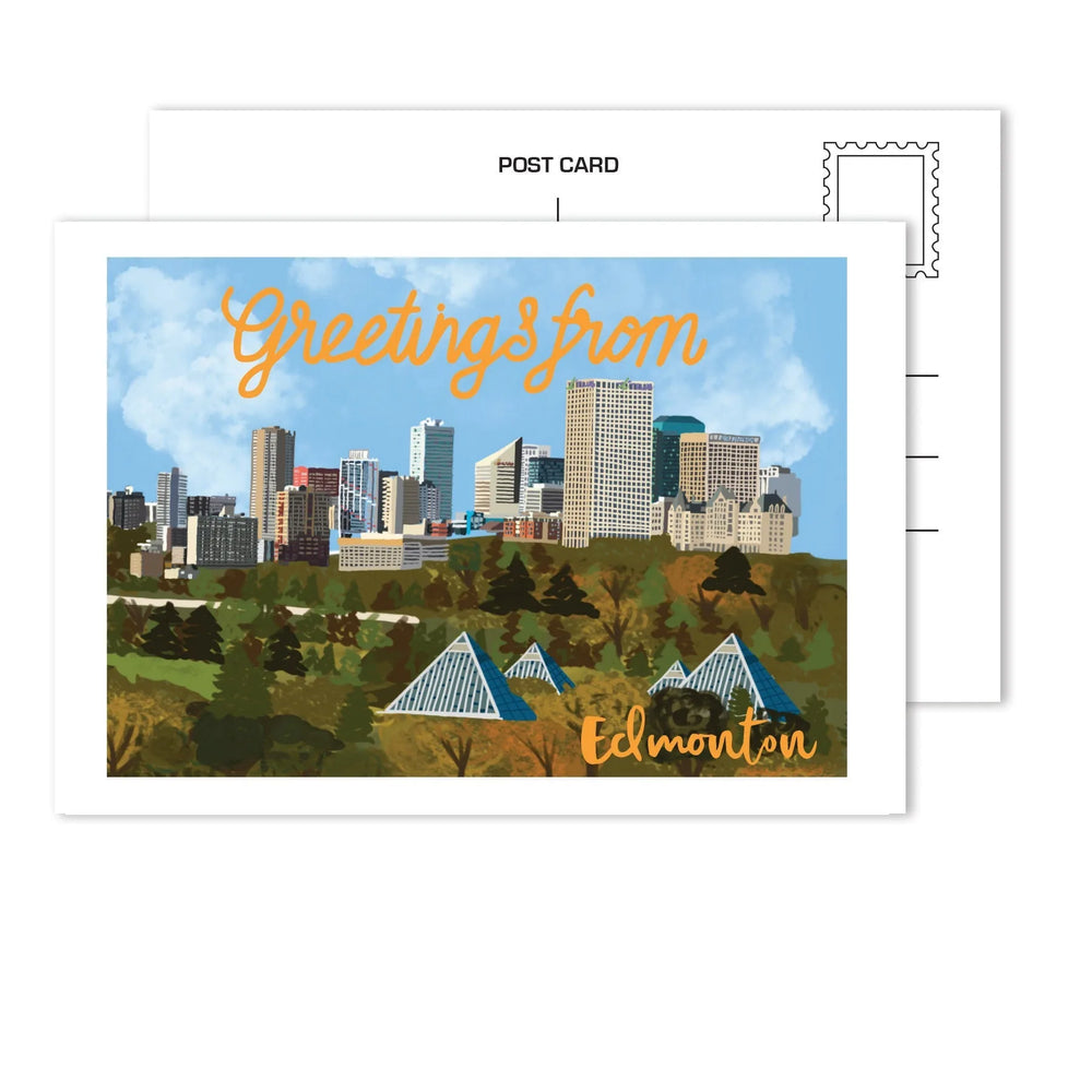 Carte postale « Salutations d'Edmonton »