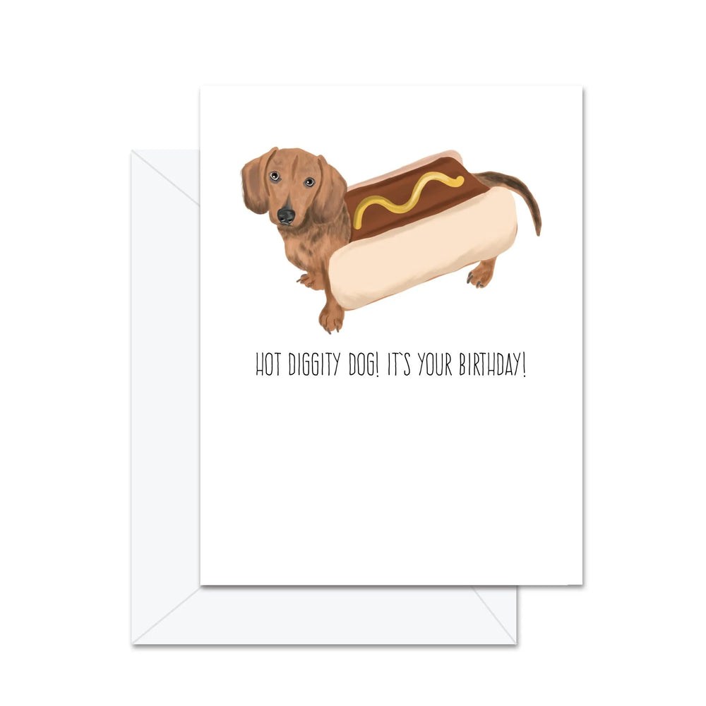 Chien chaud ! C'est votre anniversaire ! - Carte de souhaits