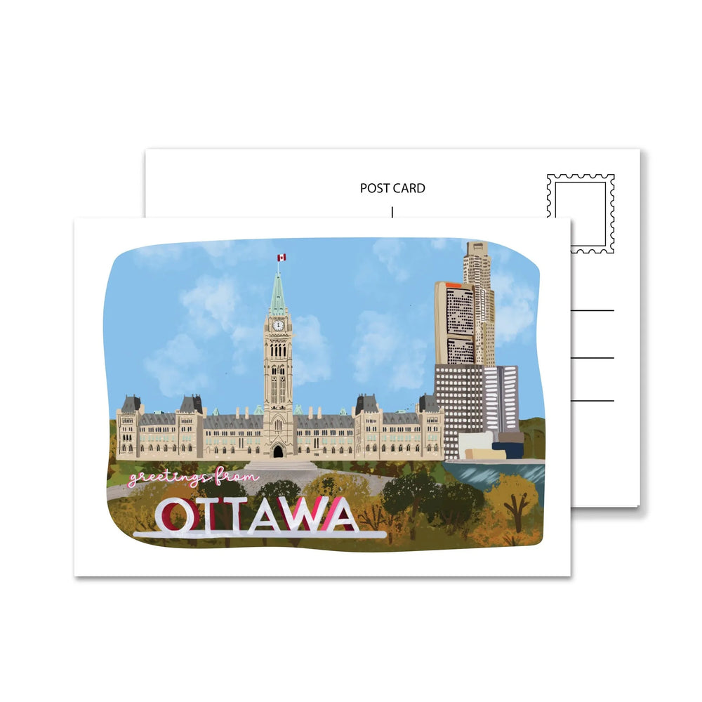 Carte postale « Salutations d'Ottawa »