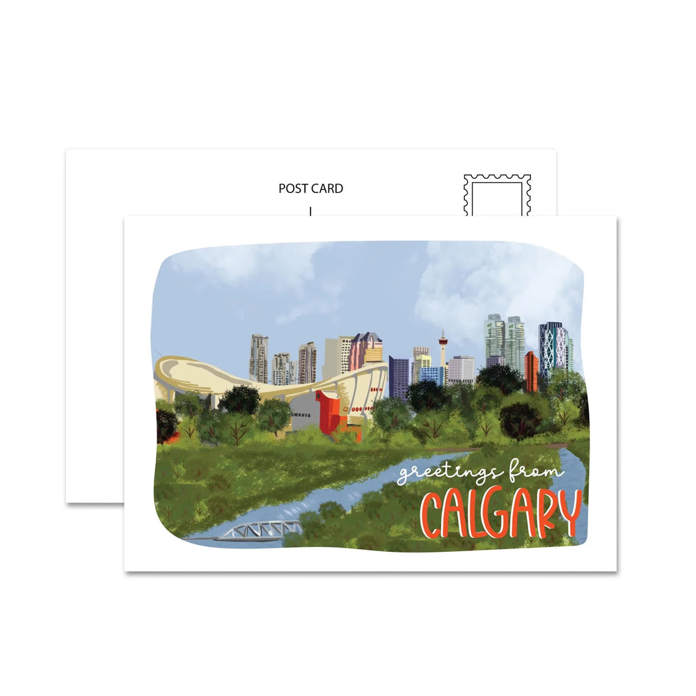 Carte postale « Salutations de Calgary »