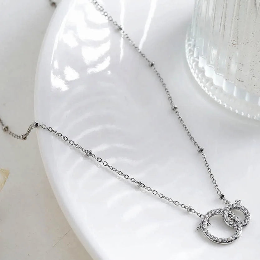 Collier DELANEY Pavé Zirconia Argenté
