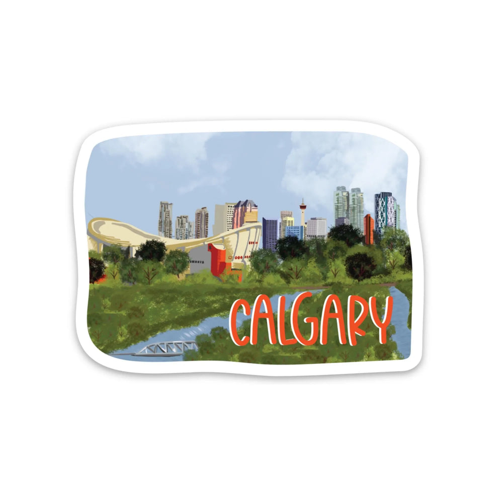 Calgary Skyline Magnet