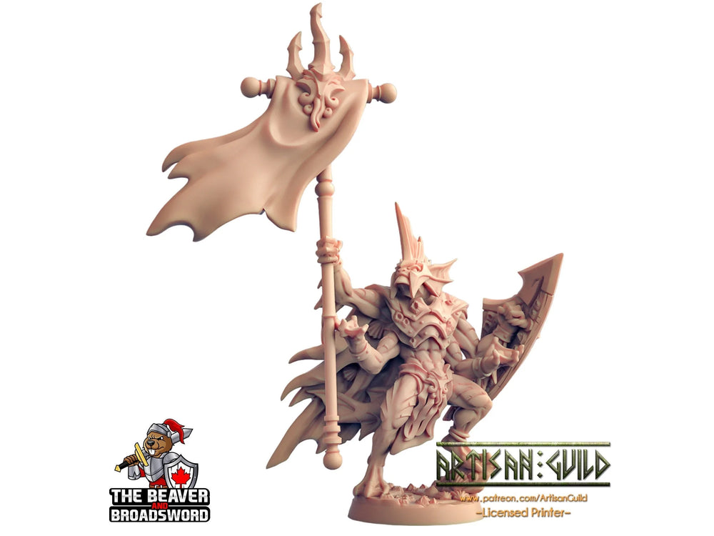 Miniature de roi guerrier Sahuagin - Artisan Guild | Poisson | Guerrier, Paladin, Kuo-toa, Sous-marin | Pathfinder | Locathah | JdR, Jeux de guerre