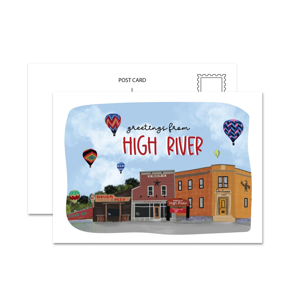 Carte postale : High River, Alberta Canada