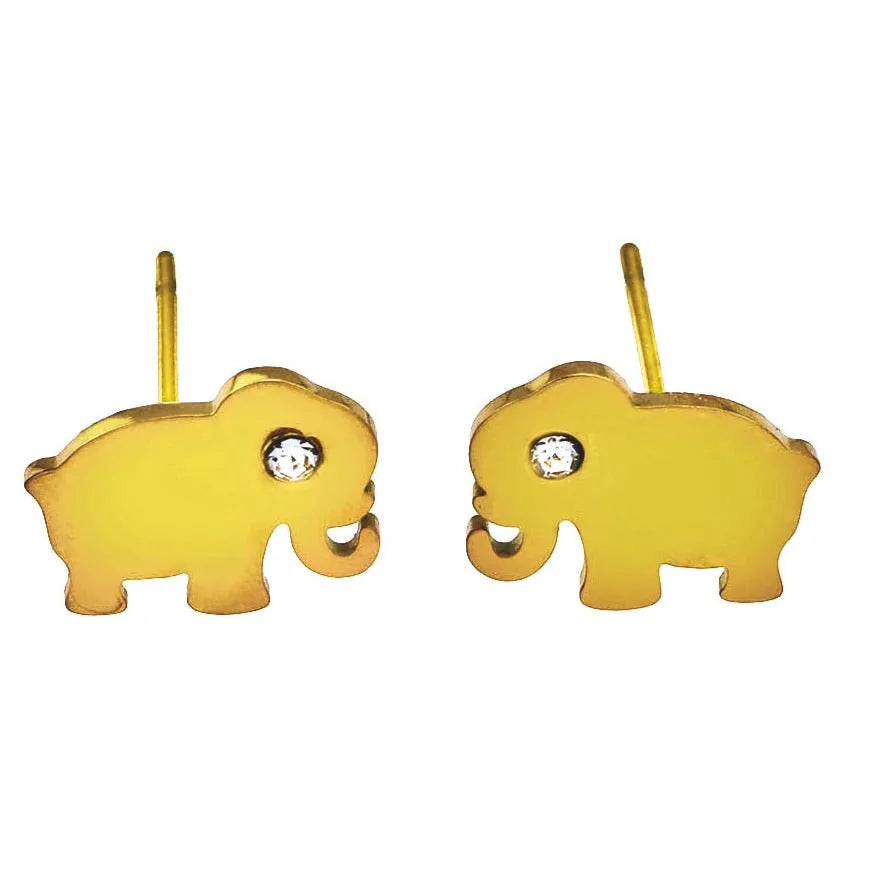 Boucles d'oreilles clous TANTOR Éléphant