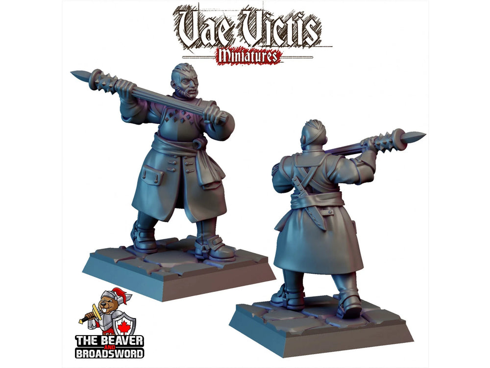 Vampire Hunter #5 mini - Vae Victis | DnD | Pathfinder | Human | Male | Dark | Gothic | Fighter | Paladin | Victorian | 28mm 32mm | Cleric