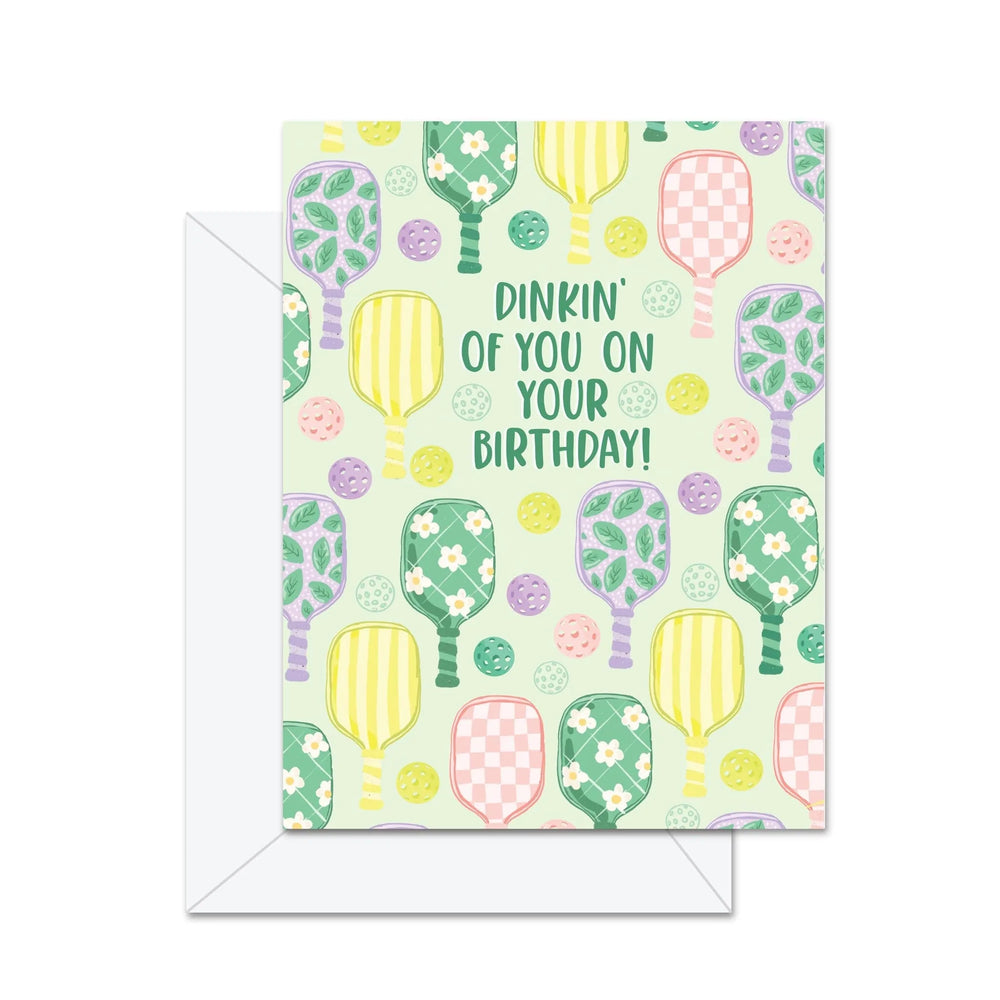 Je pense à toi pour ton anniversaire ! - Carte de vœux