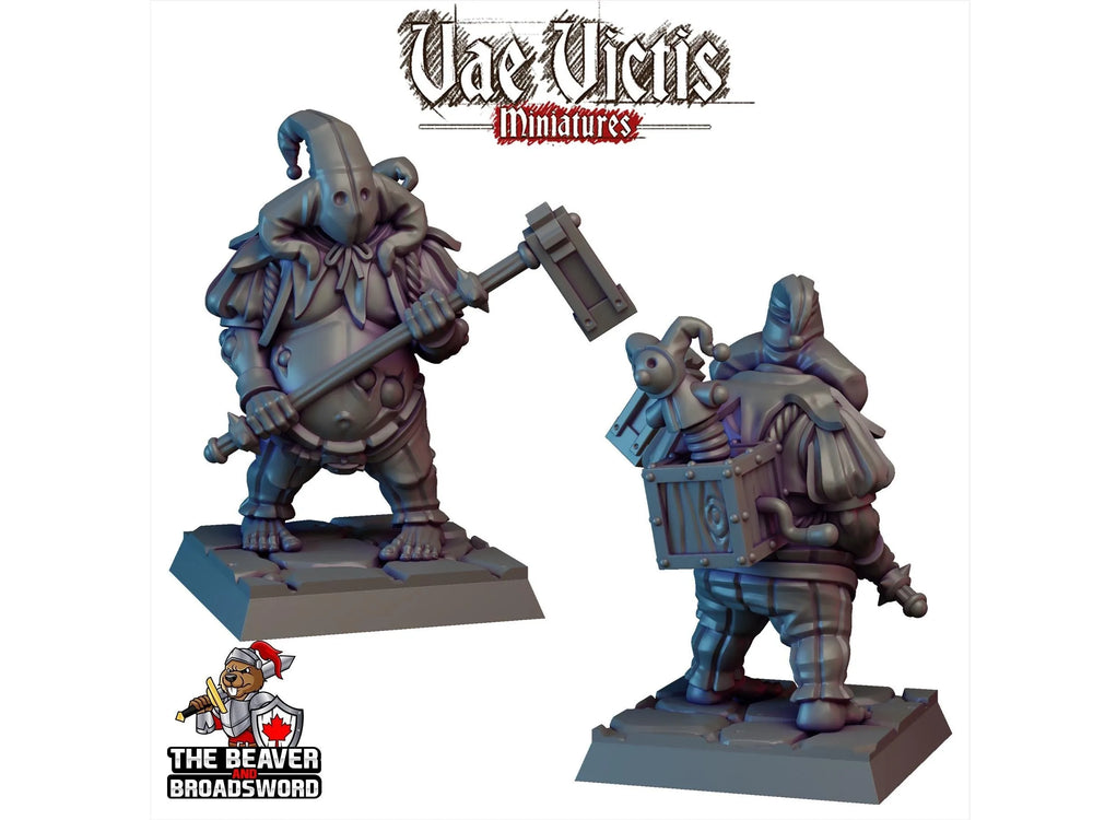 Corrupted Circus Brute - Monster, Fey, Undead, DnD, Fantasy- High Quality Resin Printed 28mm 32mm Tabletop Miniatures, Tough Figurine
