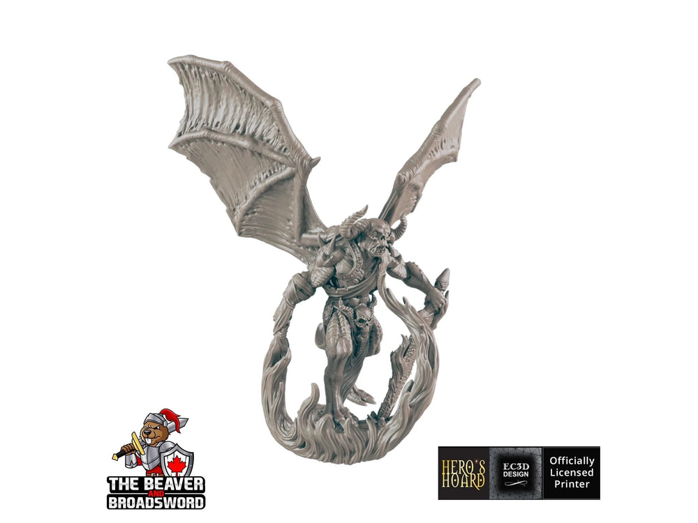 Balor | Miniature en résine premium DnD, durable et robuste pour vos jeux de rôle et de guerre! 32mm, 28mm, démon, créature maléfique, boss épique, diorama, diable