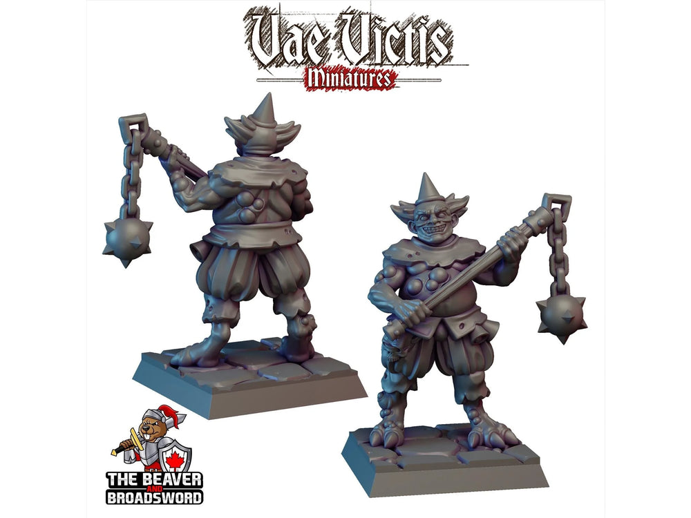 Corrupted Circus Member B, Monster, Fey, Undead, DnD, Fantasy- High Quality Resin Printed 28mm 32mm Tabletop Miniatures, Tough Figurine Mini