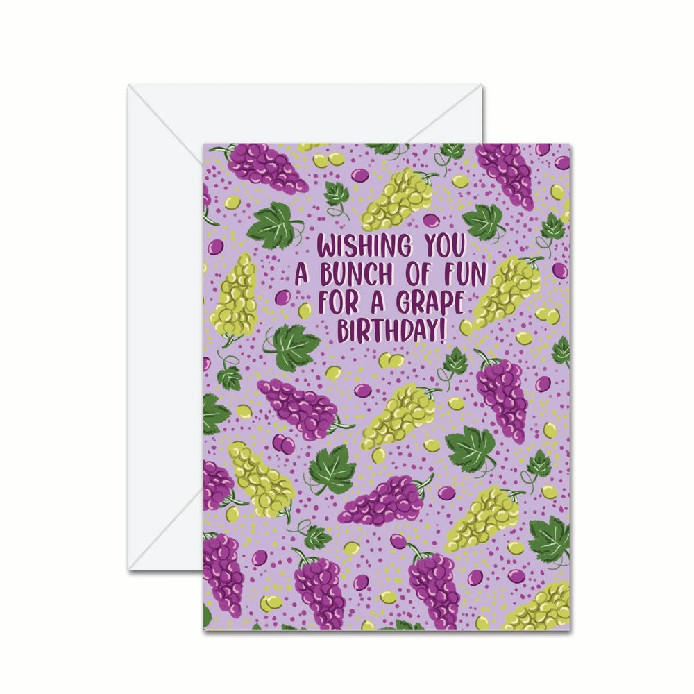 Passez un anniversaire plein de plaisir, c'est raisin-nable! - Carte de souhaits
