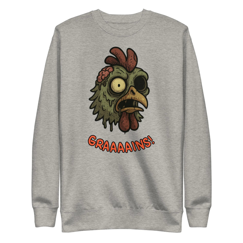 Chandail unisexe premium « Poulet Zombie » pour l'Halloween