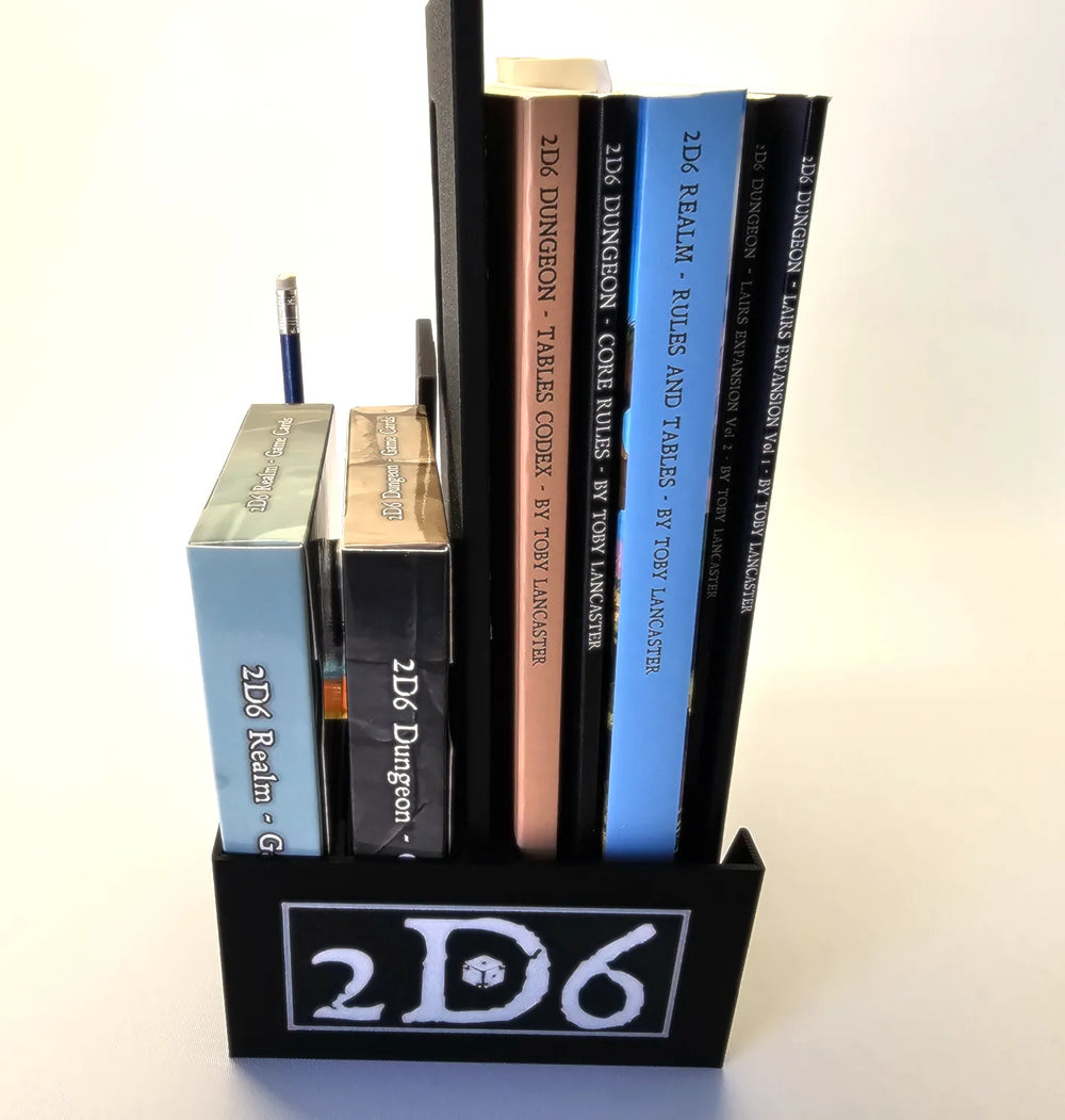 Boîte de rangement 2D6 pour étagère