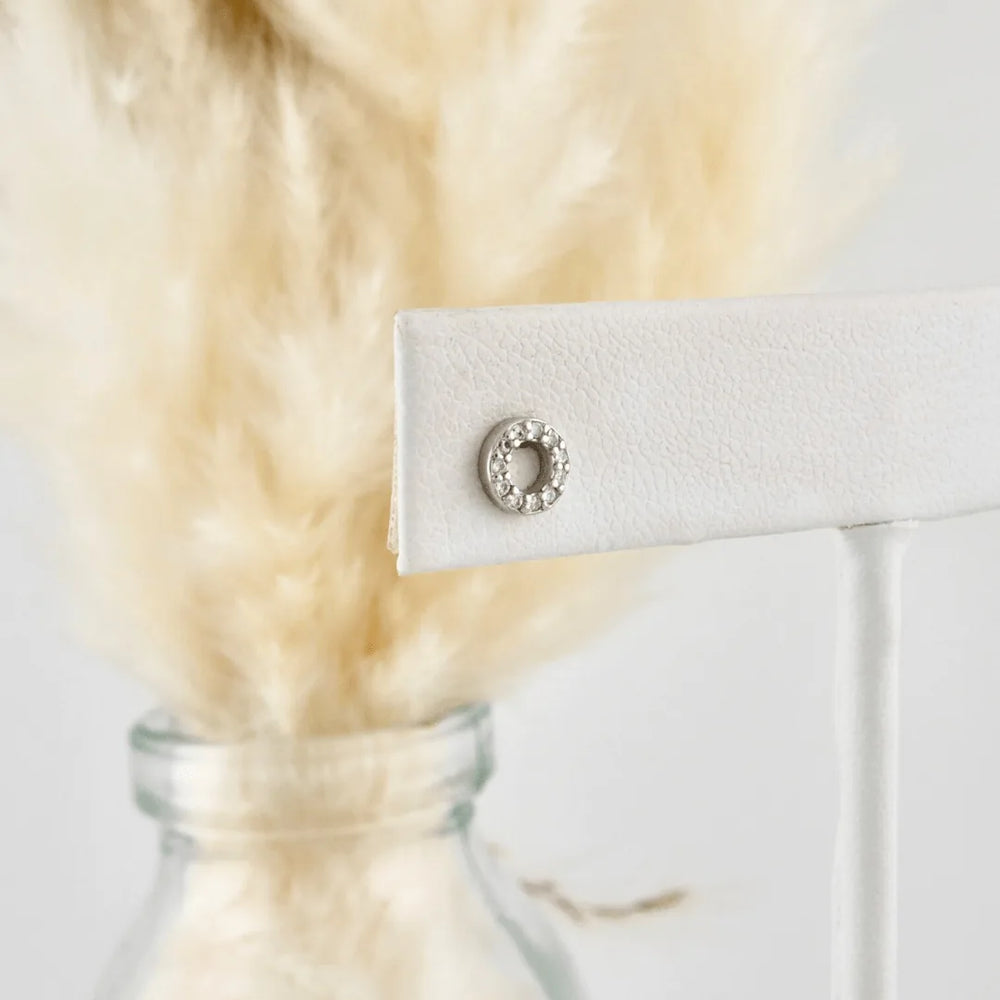 Sterling Silver Circle Earrings