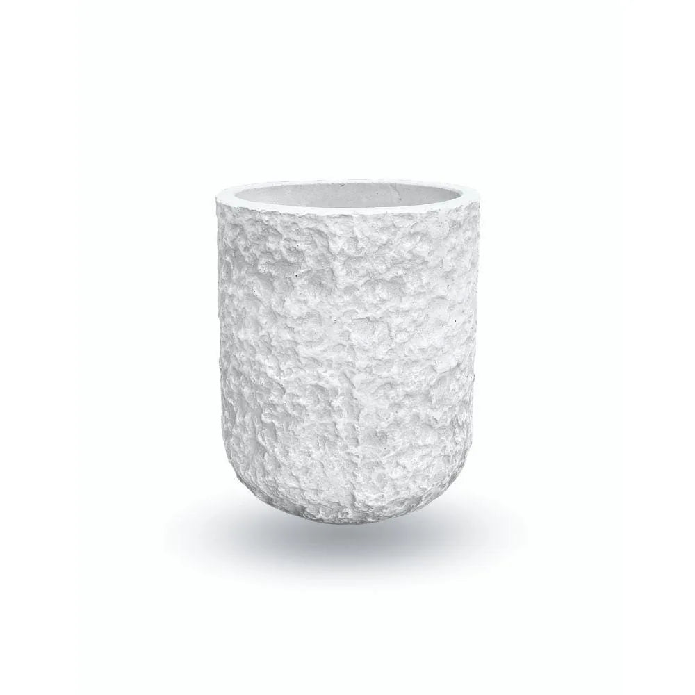 Vela Cement Rock Planter 14''