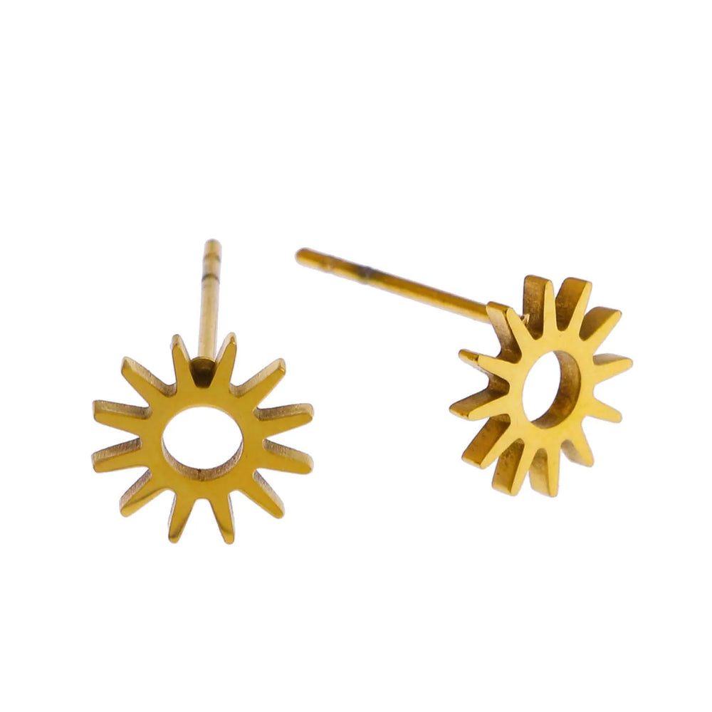 Boucles d'oreilles à clou EDLA : 'Nuit étoilée' Or