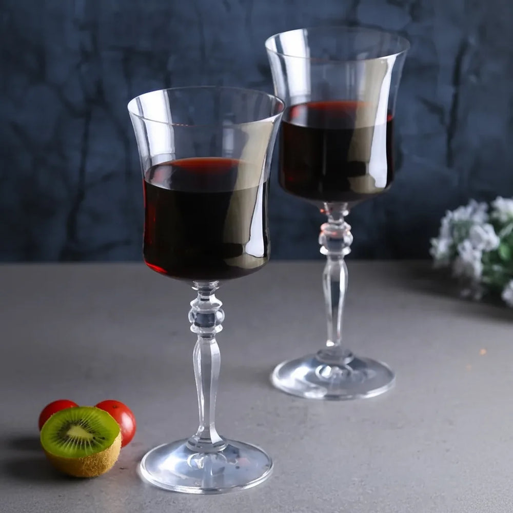 Verres à vin Crystalex Grace en cristal de Bohême 185 ml — Ensemble de 6