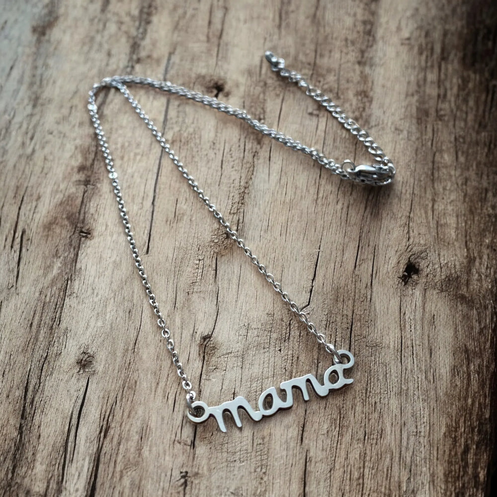 Collier "Mama" en acier inoxydable