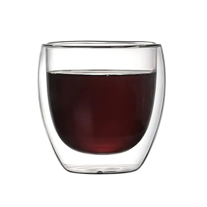 Double Walled Borosilicate Cup 8.35 oz - IKIDO - 1Piece