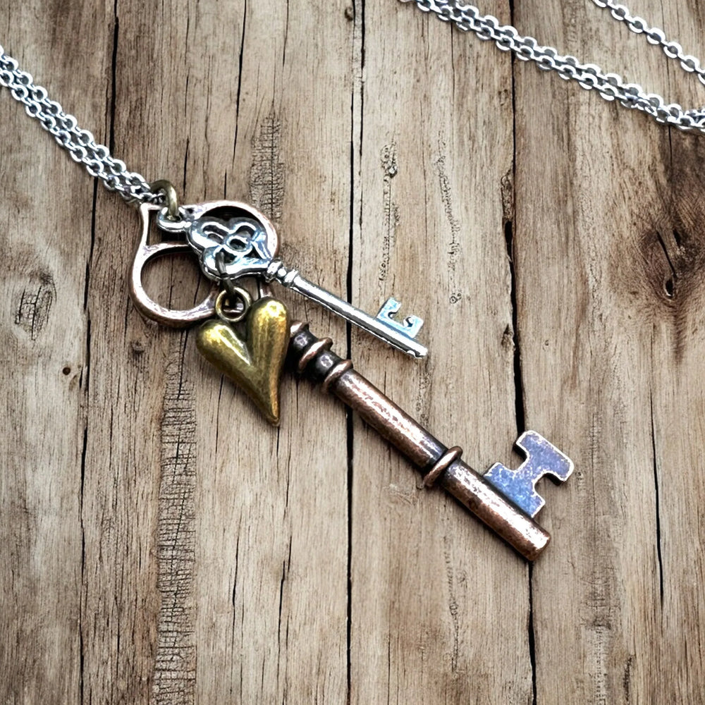 Pendentif Clé de mon Cœur