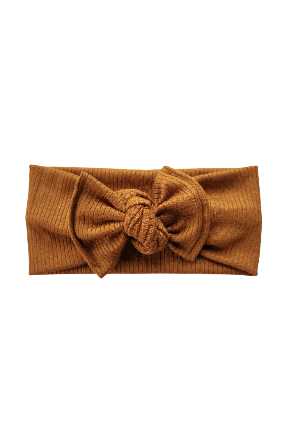 Bandeau côtelé en modal | Caramel 0-3 ans