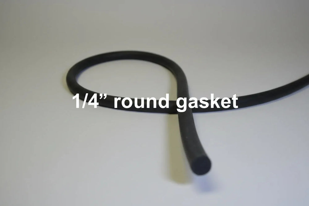 CNC - Sponge Gasket Round 6.35mm (1/4")